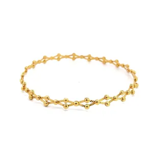 18k Yellow Gold Expandable Bracelet