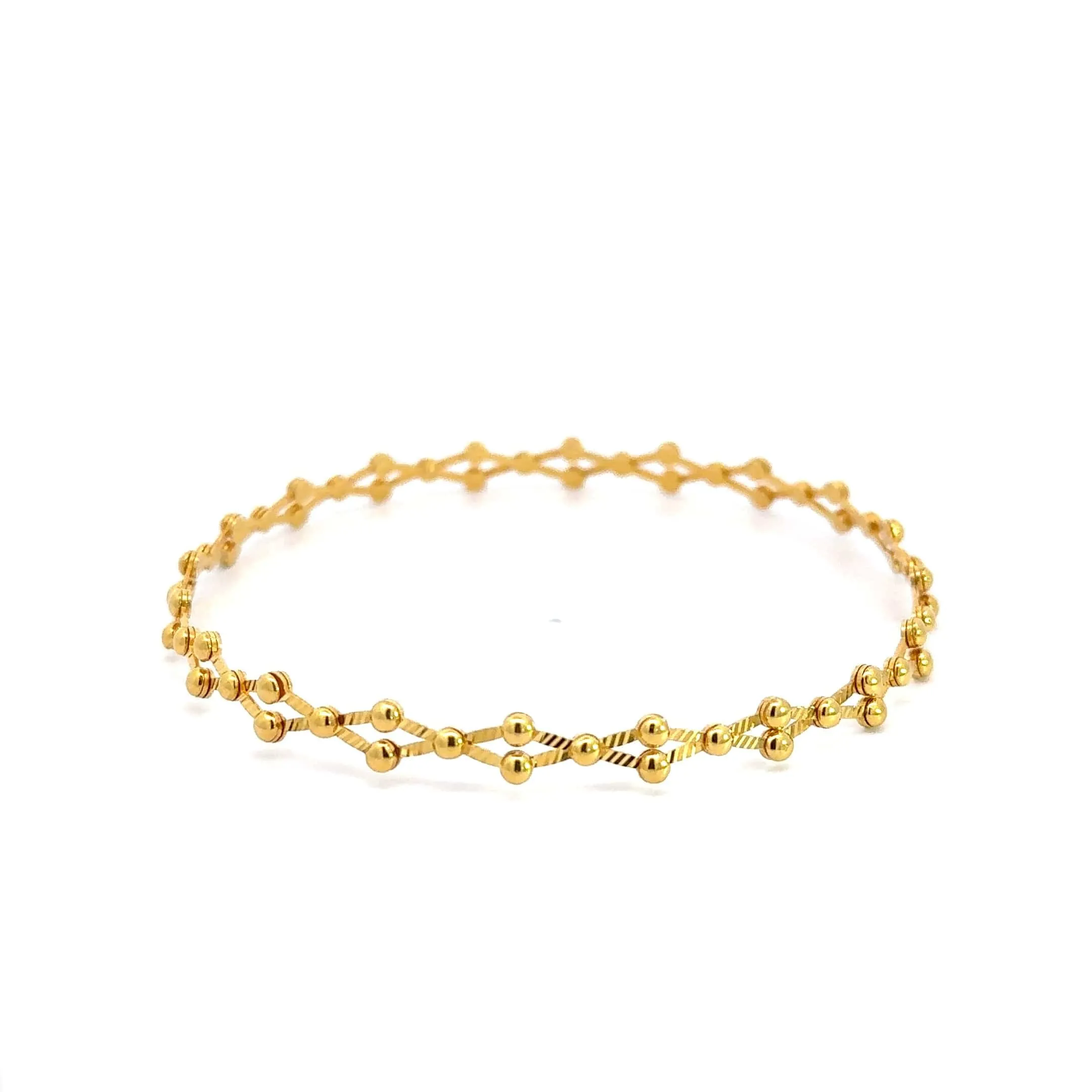18k Yellow Gold Expandable Bracelet