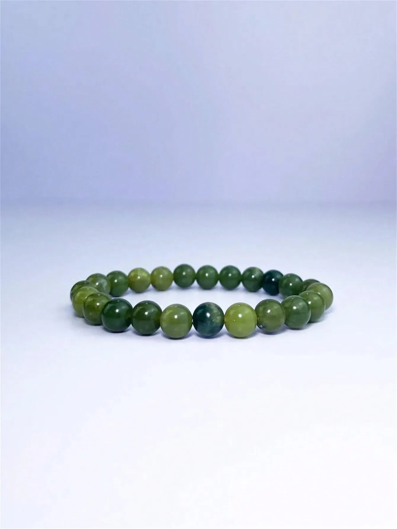 1pc Jade Fashion Beaded Bracelet Creative Jewelry Stackable Bracelet Crafted
