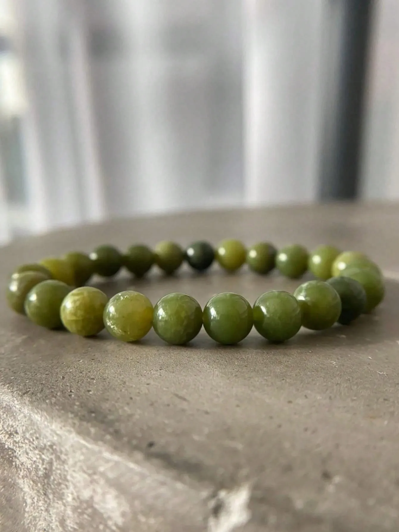 1pc Jade Fashion Beaded Bracelet Creative Jewelry Stackable Bracelet Crafted