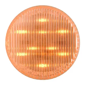 75991 2-1/2" AMBER/CLEAR 9 LED SEALED LIGHT, HIGH/LOW 3 WIRES