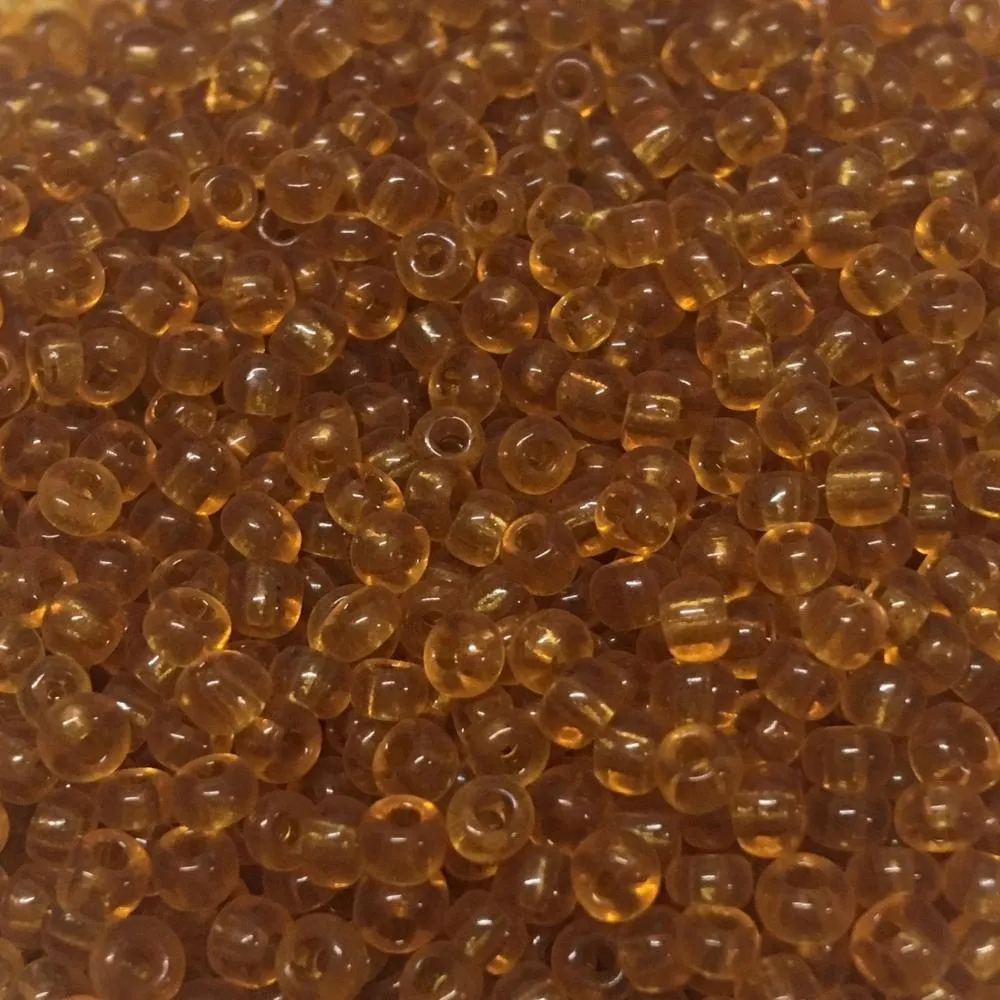 8/0 Transparent (50g) - Amber Brown