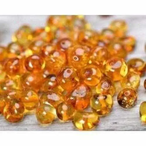 Adult Honeypot Polished Honey Baltic Amber Anklet
