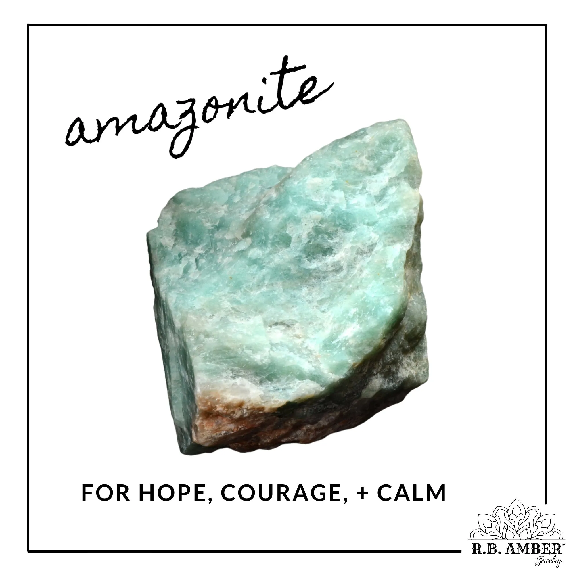 Adults | Amazonite   Raw Cognac Aromatherapy Bracelet