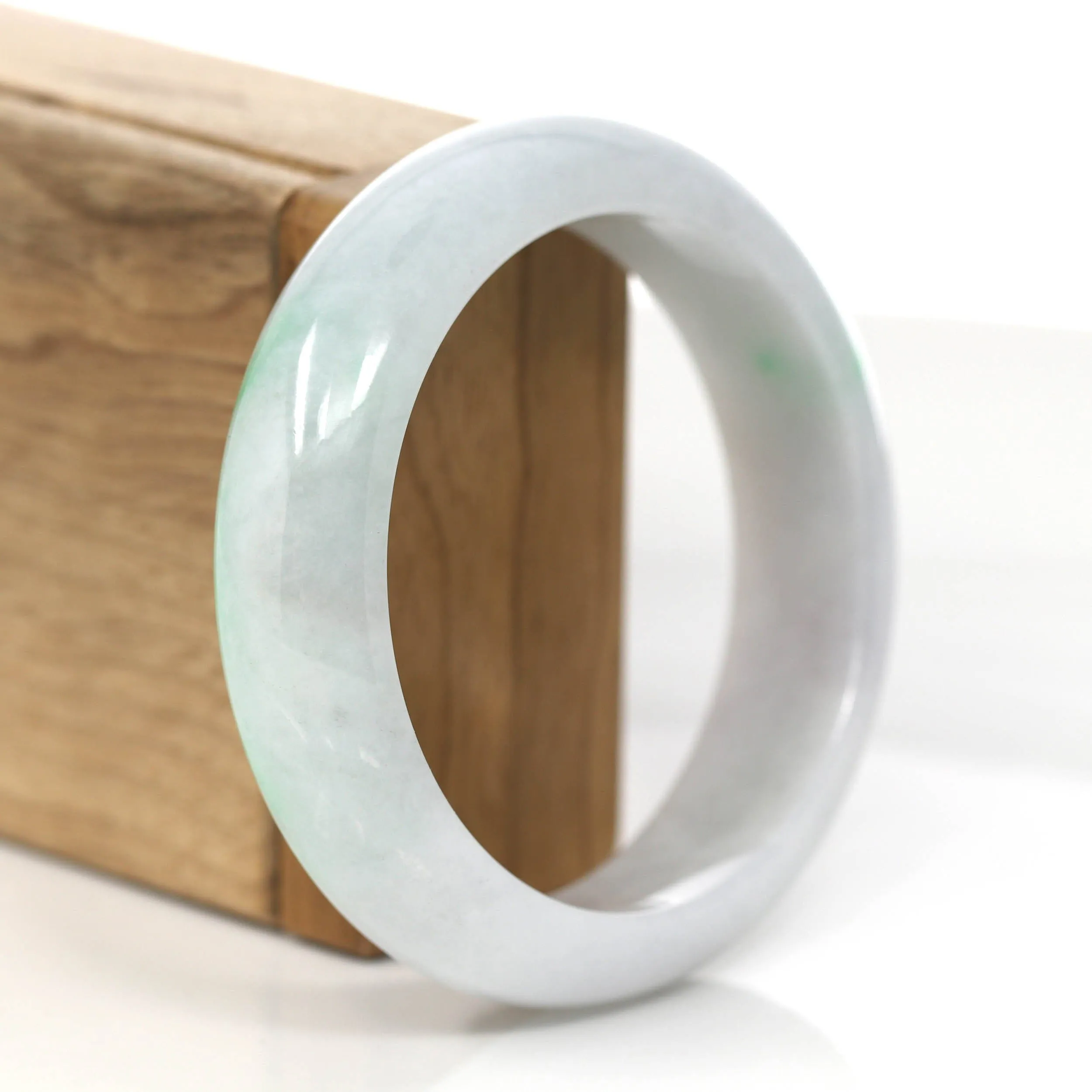 Baikalla Genuine Burmese High Quality Jadeite Jade Bangle Bracelet (58.8mm)#845