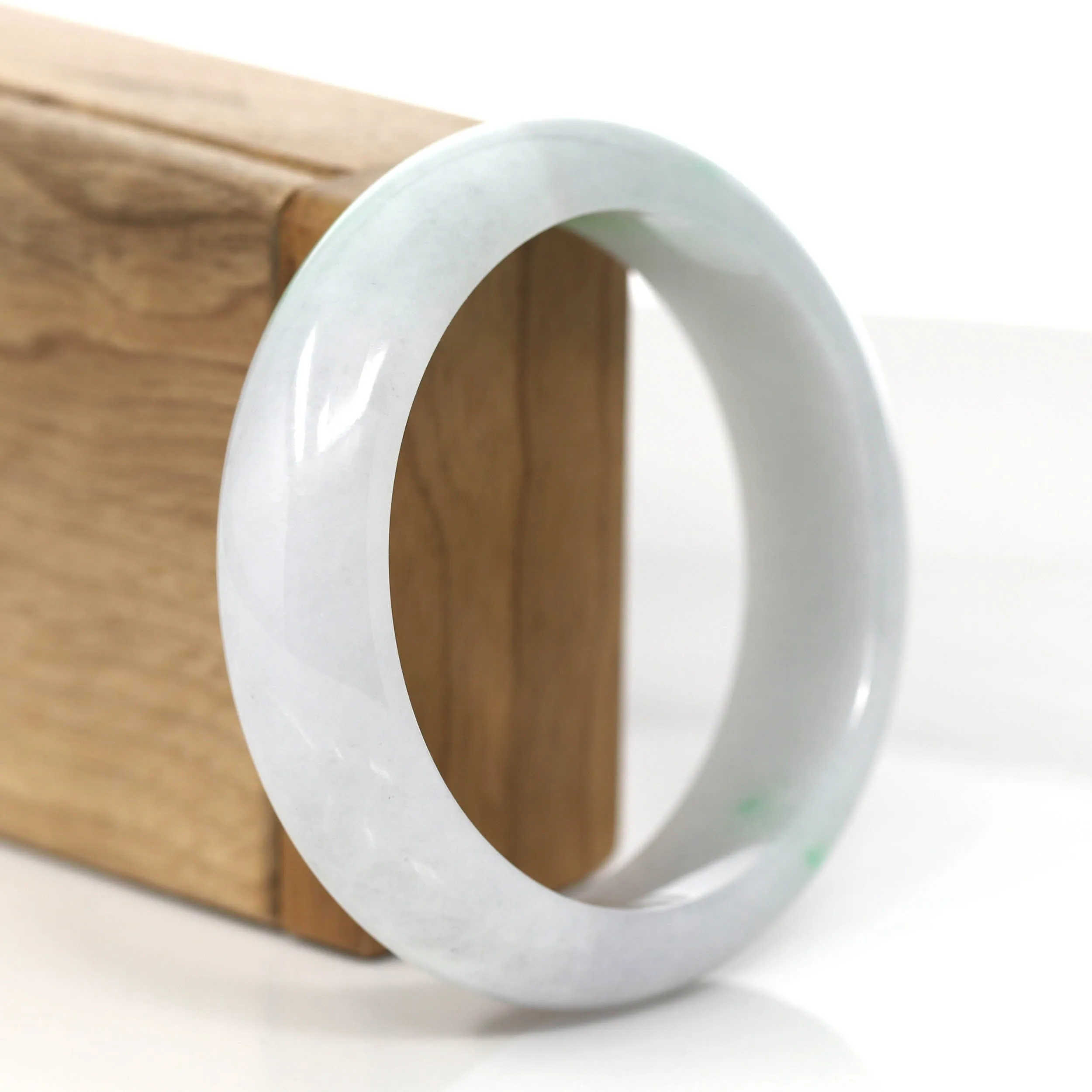 Baikalla Genuine Burmese High Quality Jadeite Jade Bangle Bracelet (58.8mm)#845