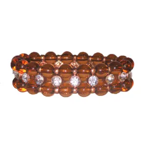 Bead & Crystal Stretch Bracelet
