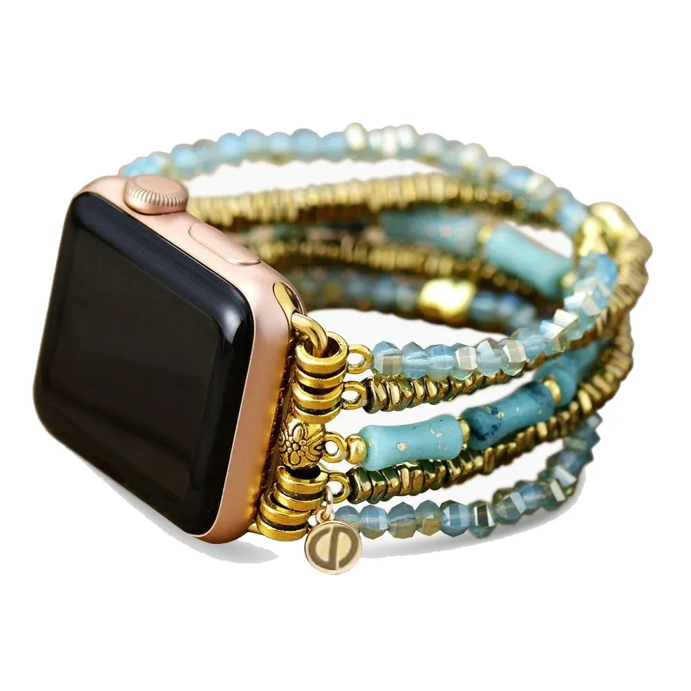 Bracelet Extensible Lueur de Jade pour Apple Watch