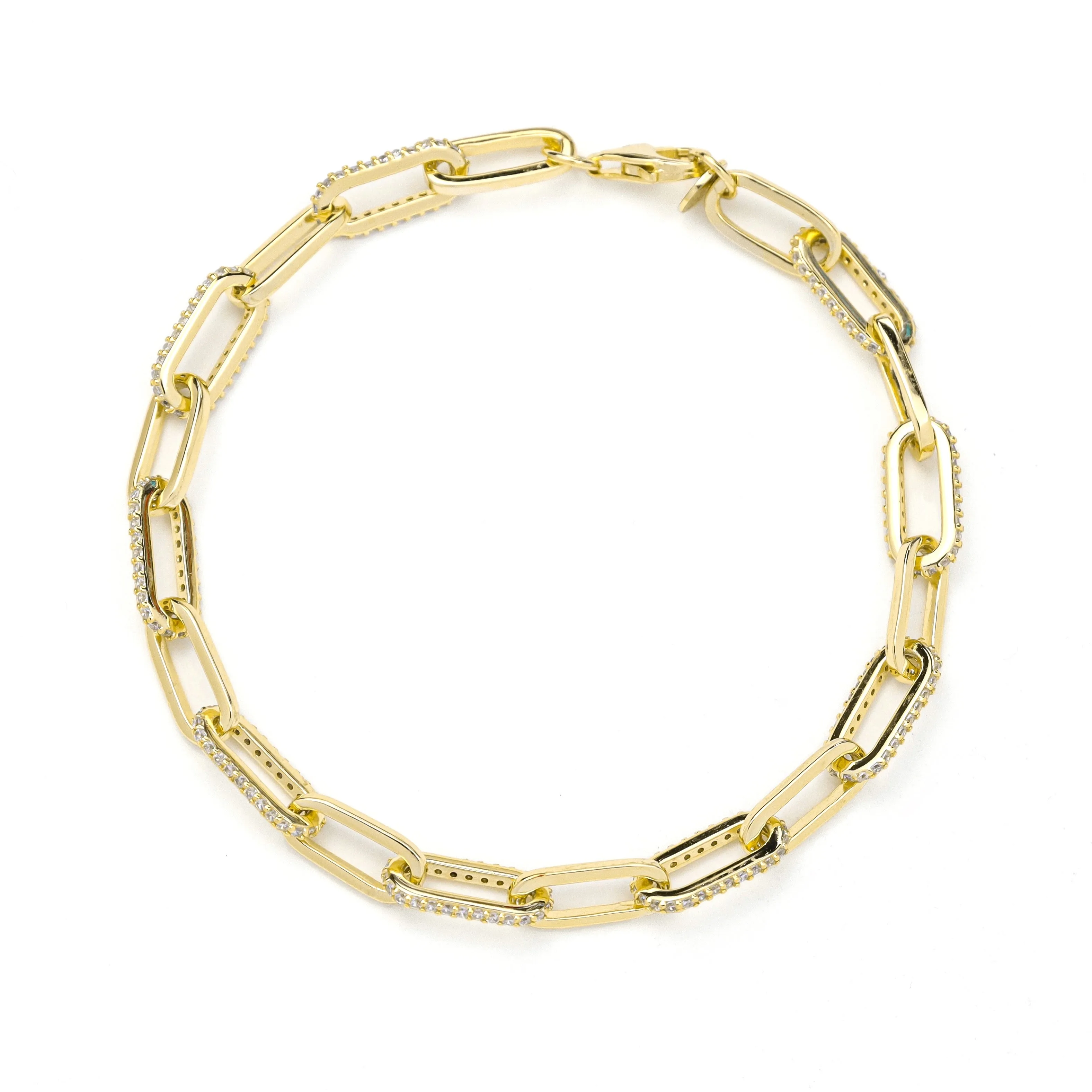 Bracelet ~ Sterling Collection ~ Paper Clip Chain