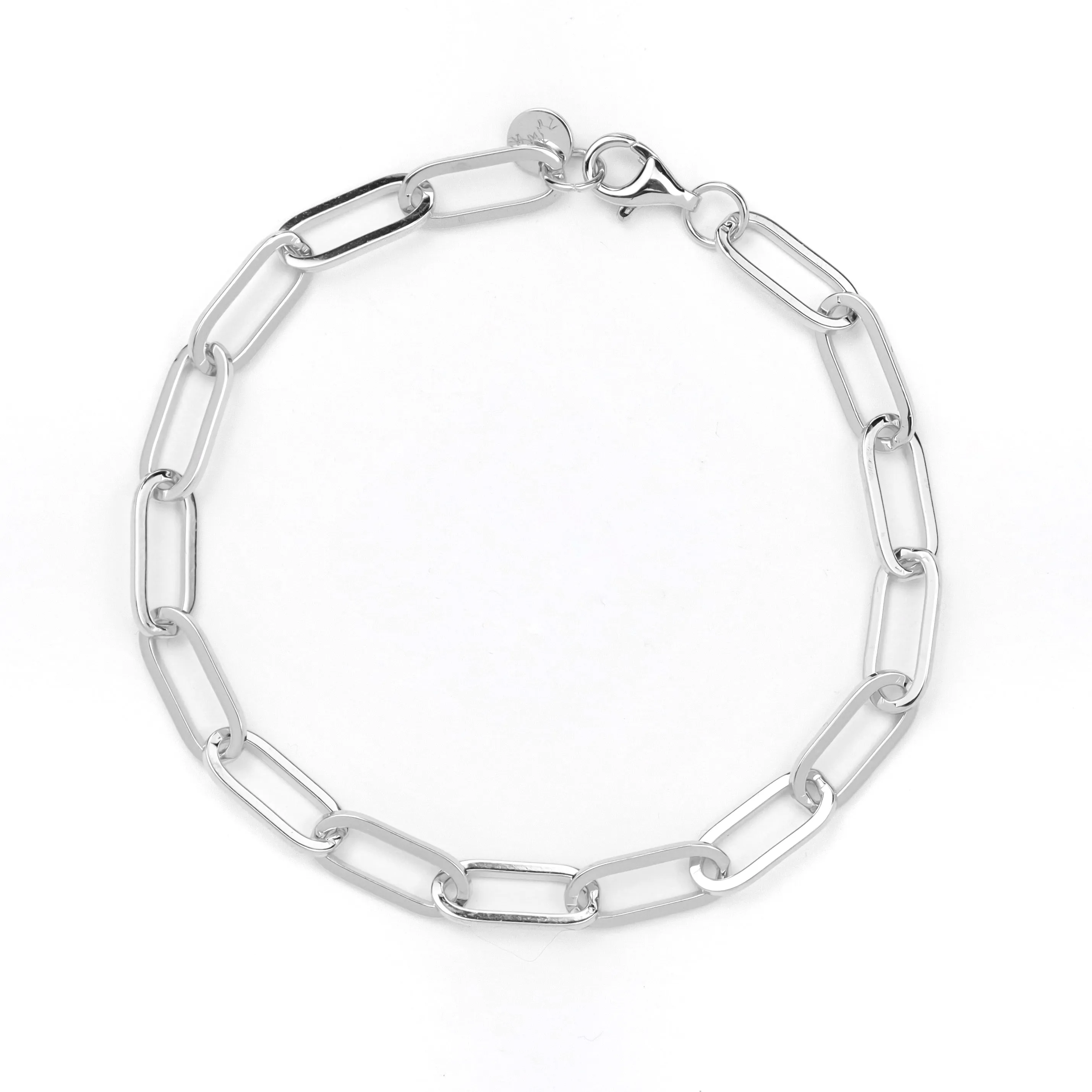 Bracelet ~ Sterling Collection ~ Paper Clip Chain