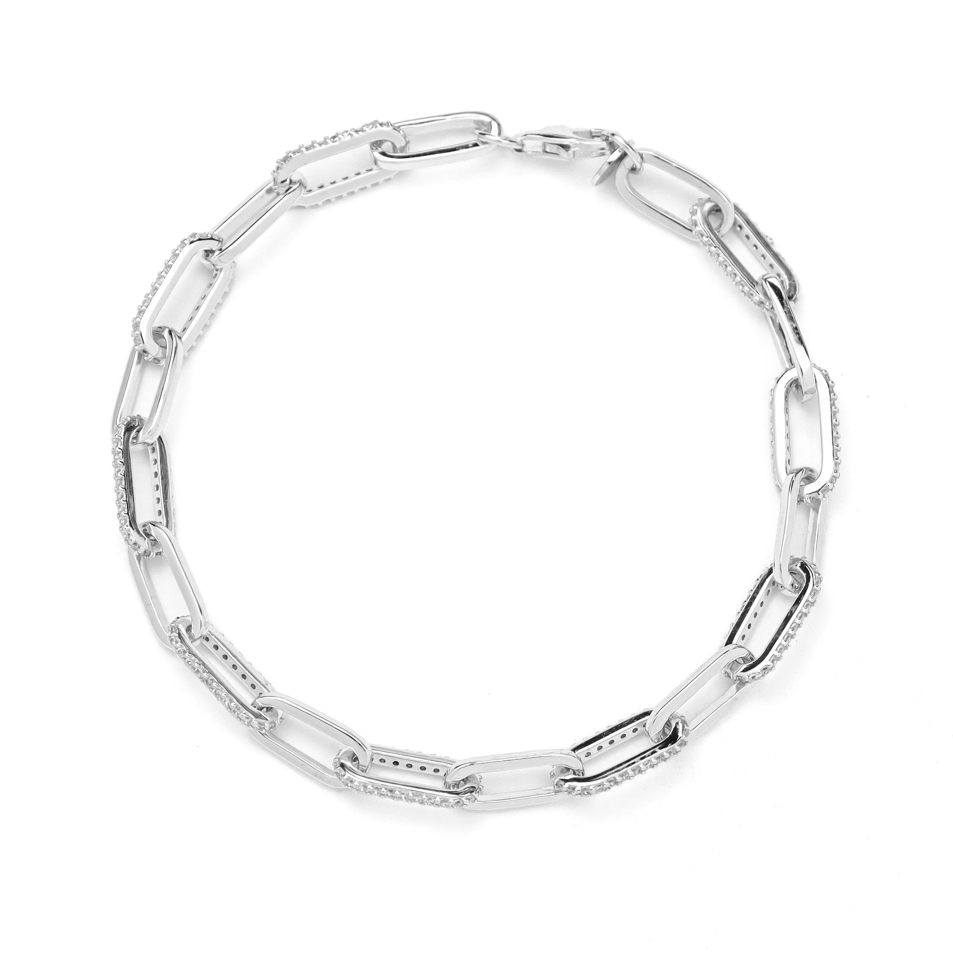 Bracelet ~ Sterling Collection ~ Paper Clip Chain