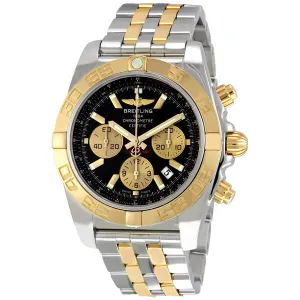 Breitling Chronomat 44 Black Stainless Steel Men's Watch CB011012-Q576TT cb011012/q576