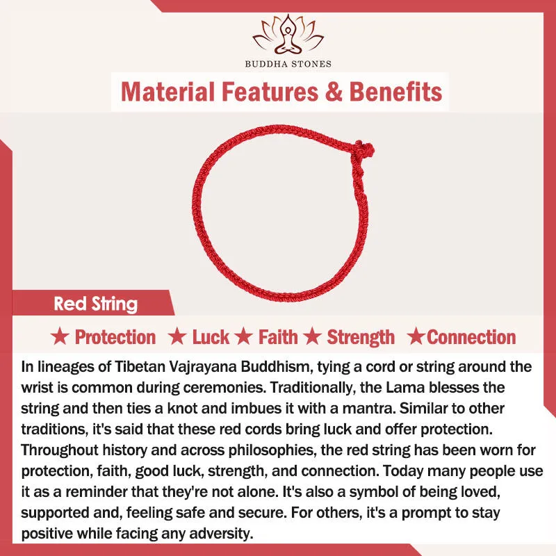 Buddha Stones 925 Sterling Silver Handmade Multicolor String Protection Luck Charm Braid Bracelet