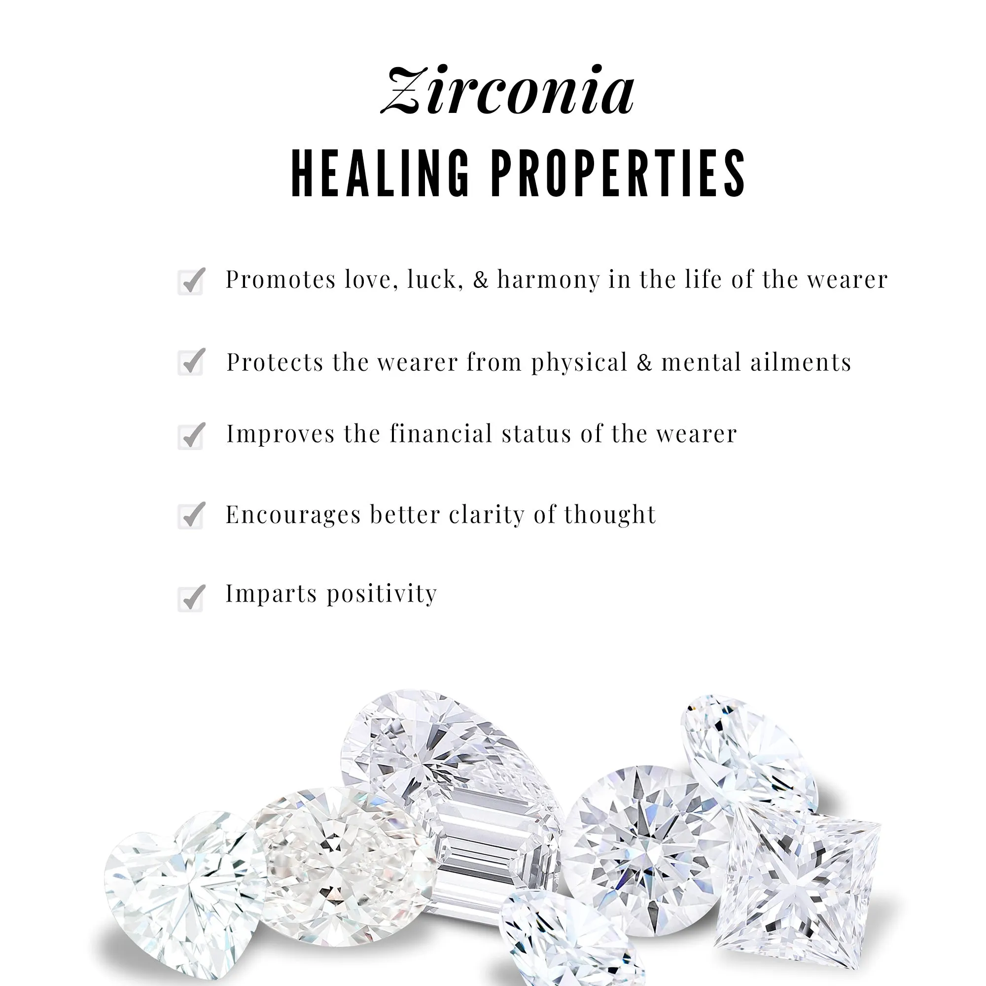 Certified Cubic Zirconia Three Stone Double Band Ring