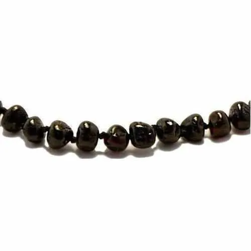 Child Blackforest Polished Dark Cherry Baltic Amber Anklet Bracelet
