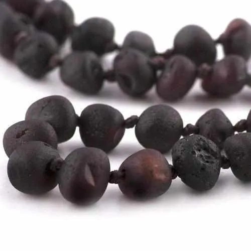 Child Cherryaid Raw Dark Cherry Baltic Amber Anklet Bracelet