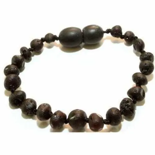 Child Cherryaid Raw Dark Cherry Baltic Amber Anklet Bracelet
