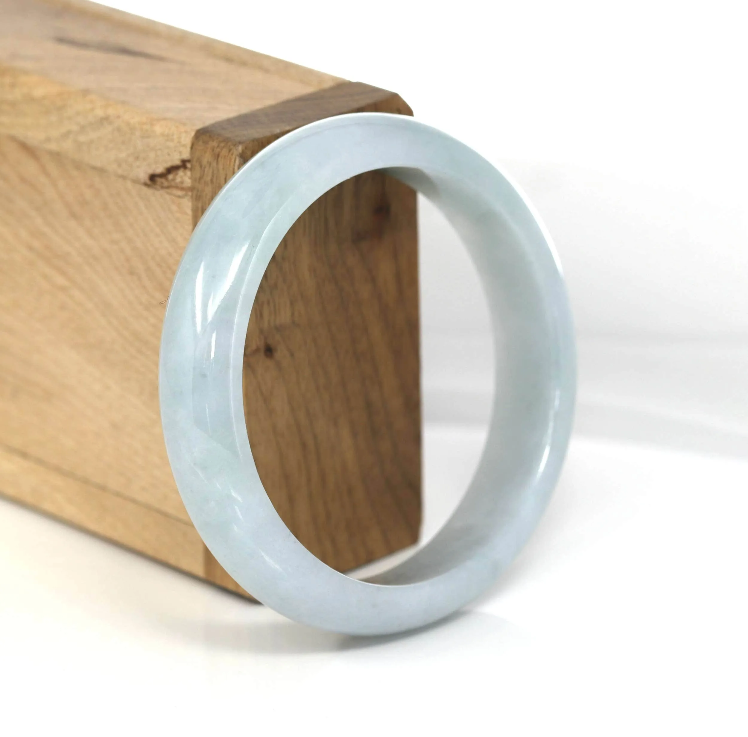 Classic Real Jade Jadeite Bangle Bracelet (56.64 mm) #464