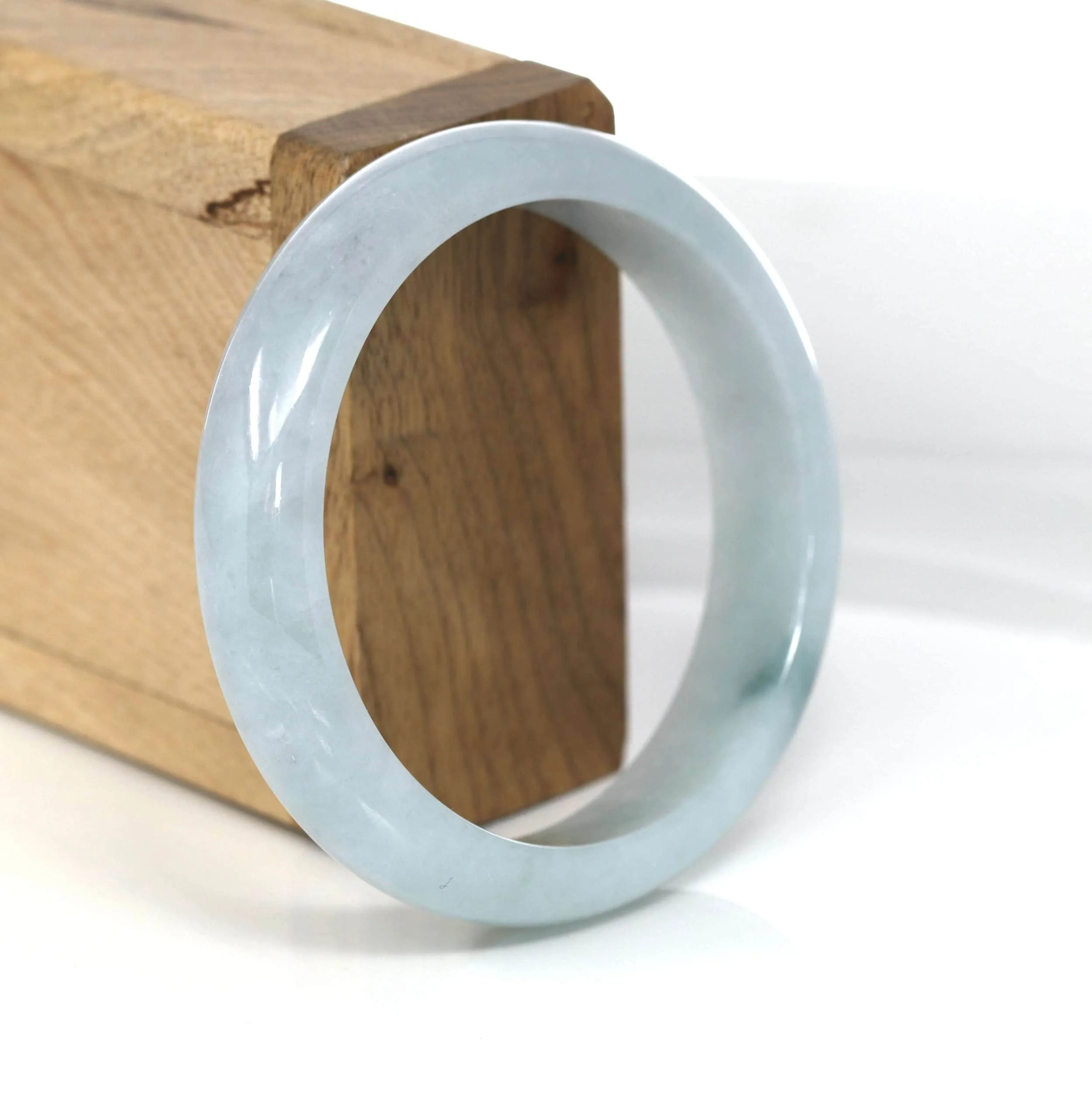 Classic Real Jade Jadeite Bangle Bracelet (56.64 mm) #464