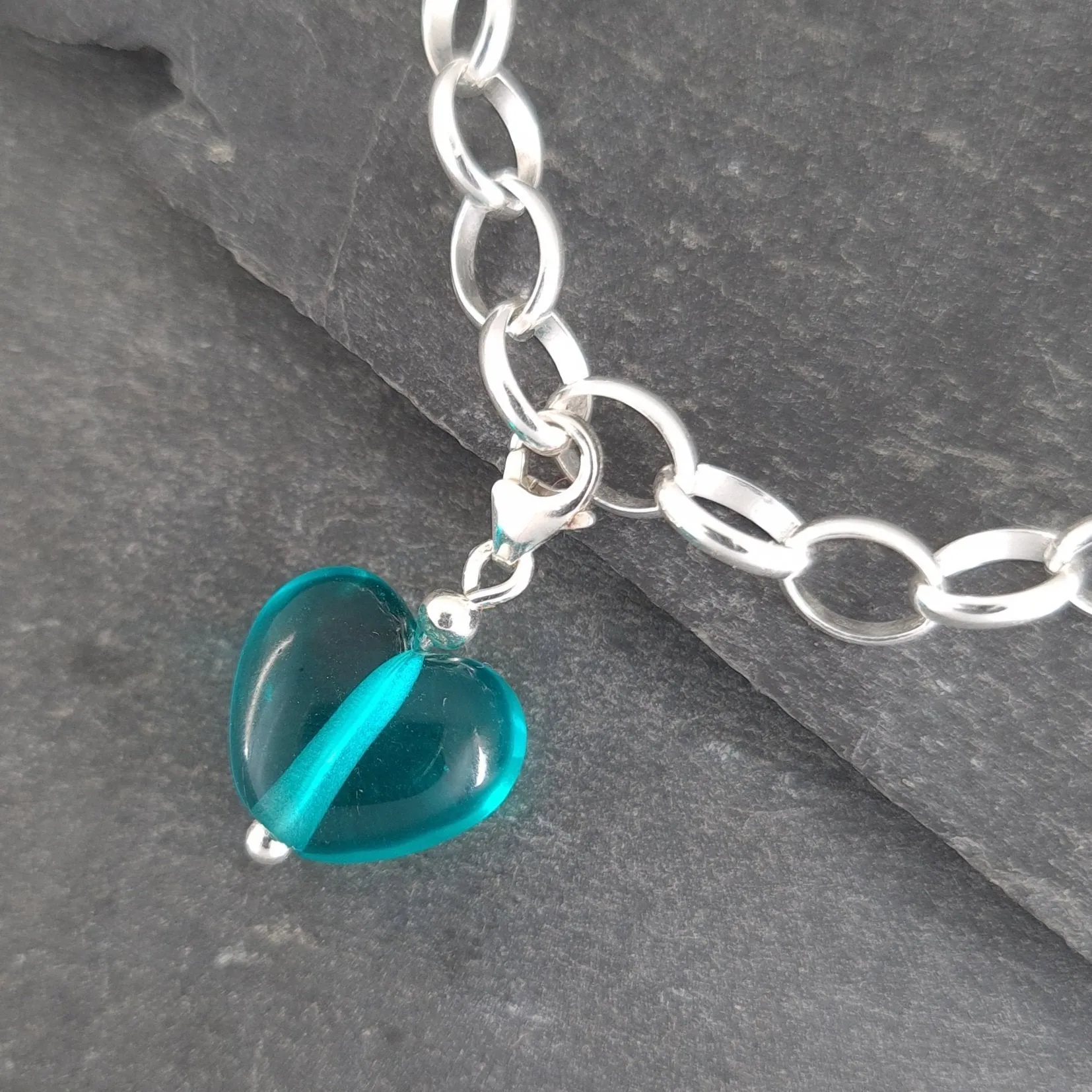 Cora Heart Clip on Charm - Velvet & Gloss Collection