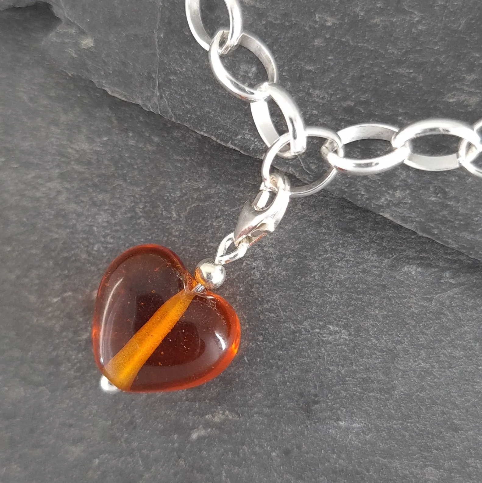 Cora Heart Clip on Charm - Velvet & Gloss Collection