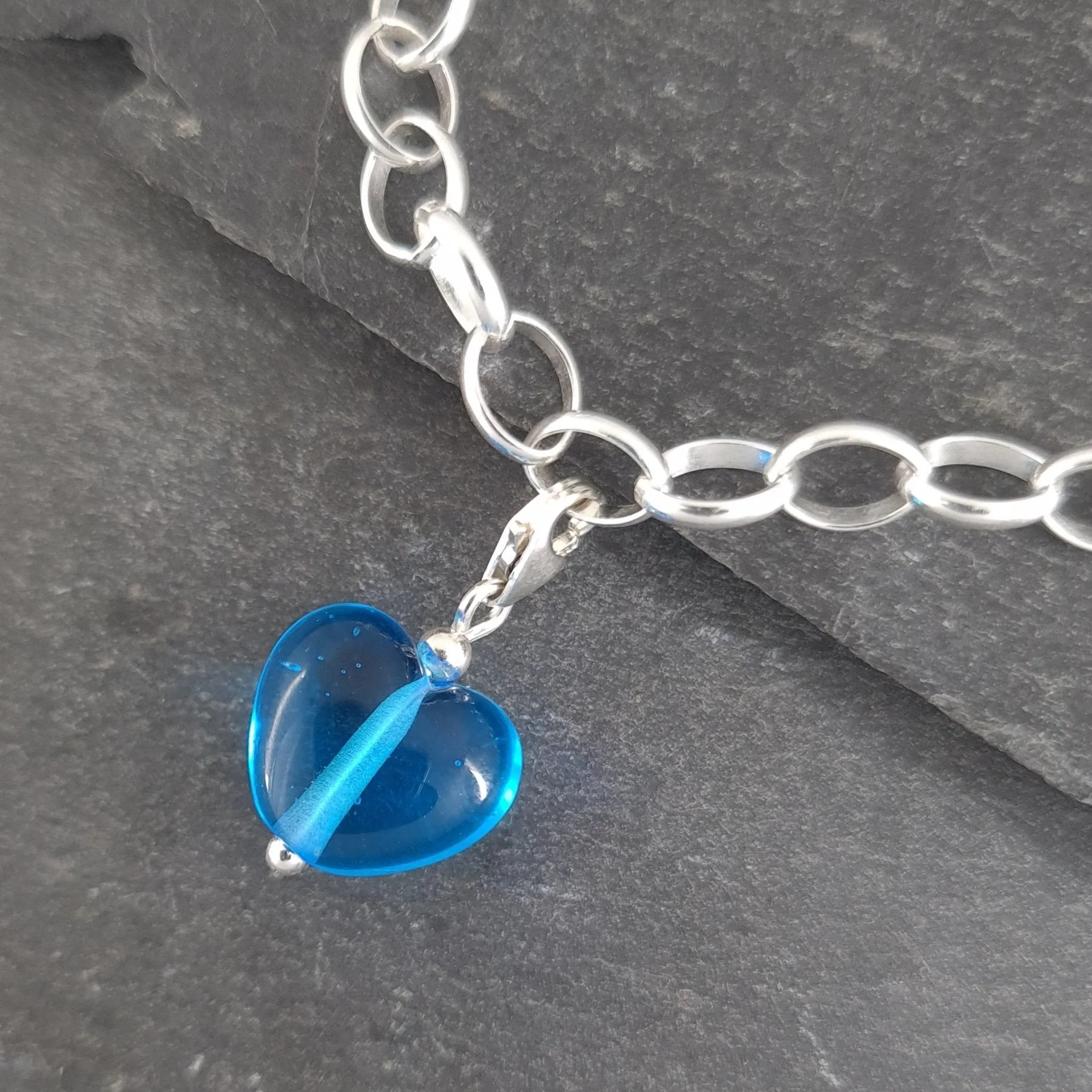Cora Heart Clip on Charm - Velvet & Gloss Collection