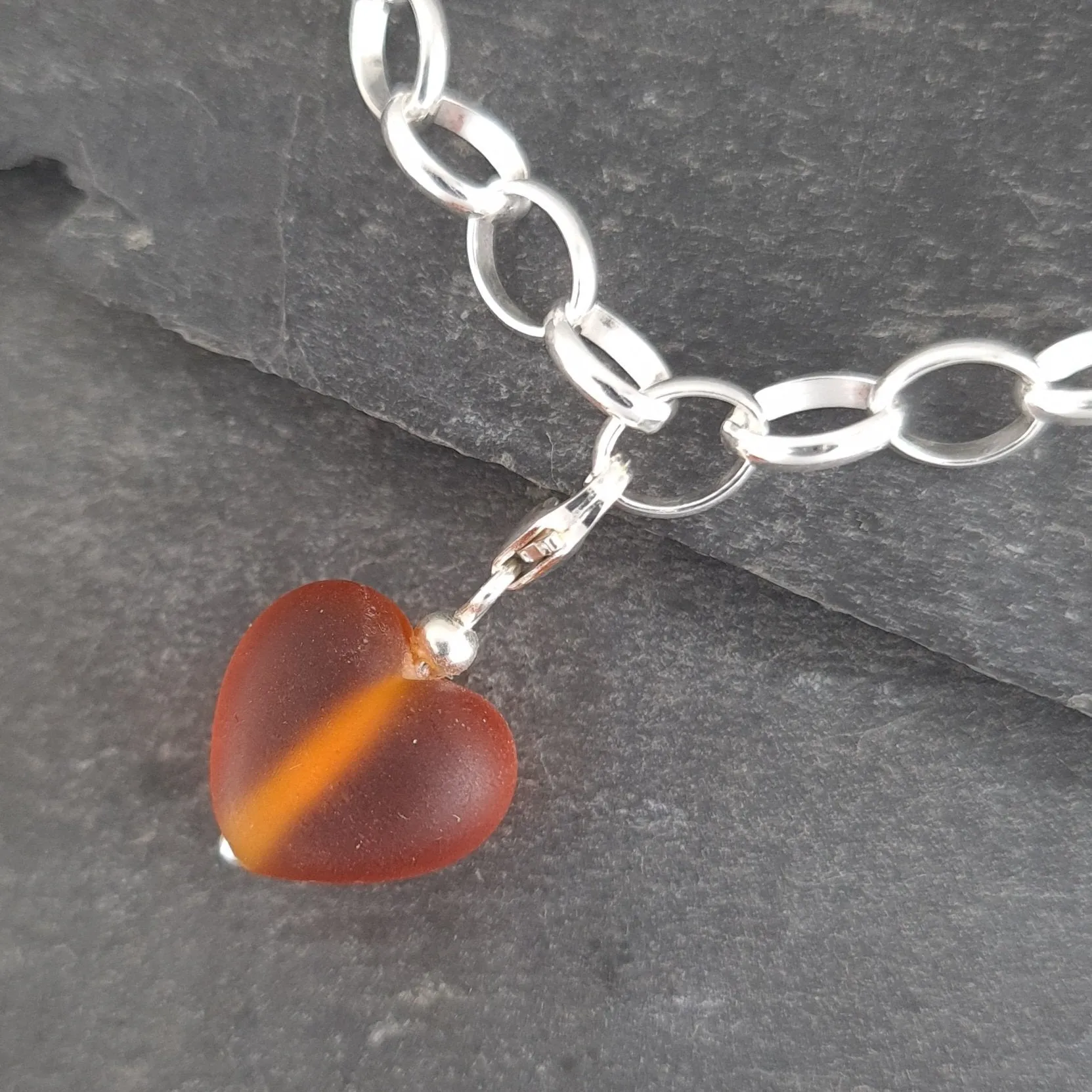 Cora Heart Clip on Charm - Velvet & Gloss Collection