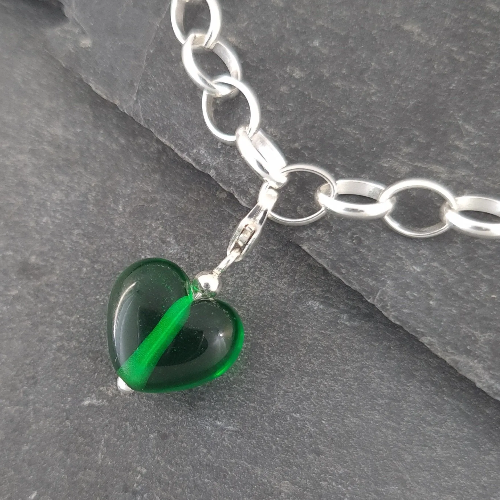 Cora Heart Clip on Charm - Velvet & Gloss Collection