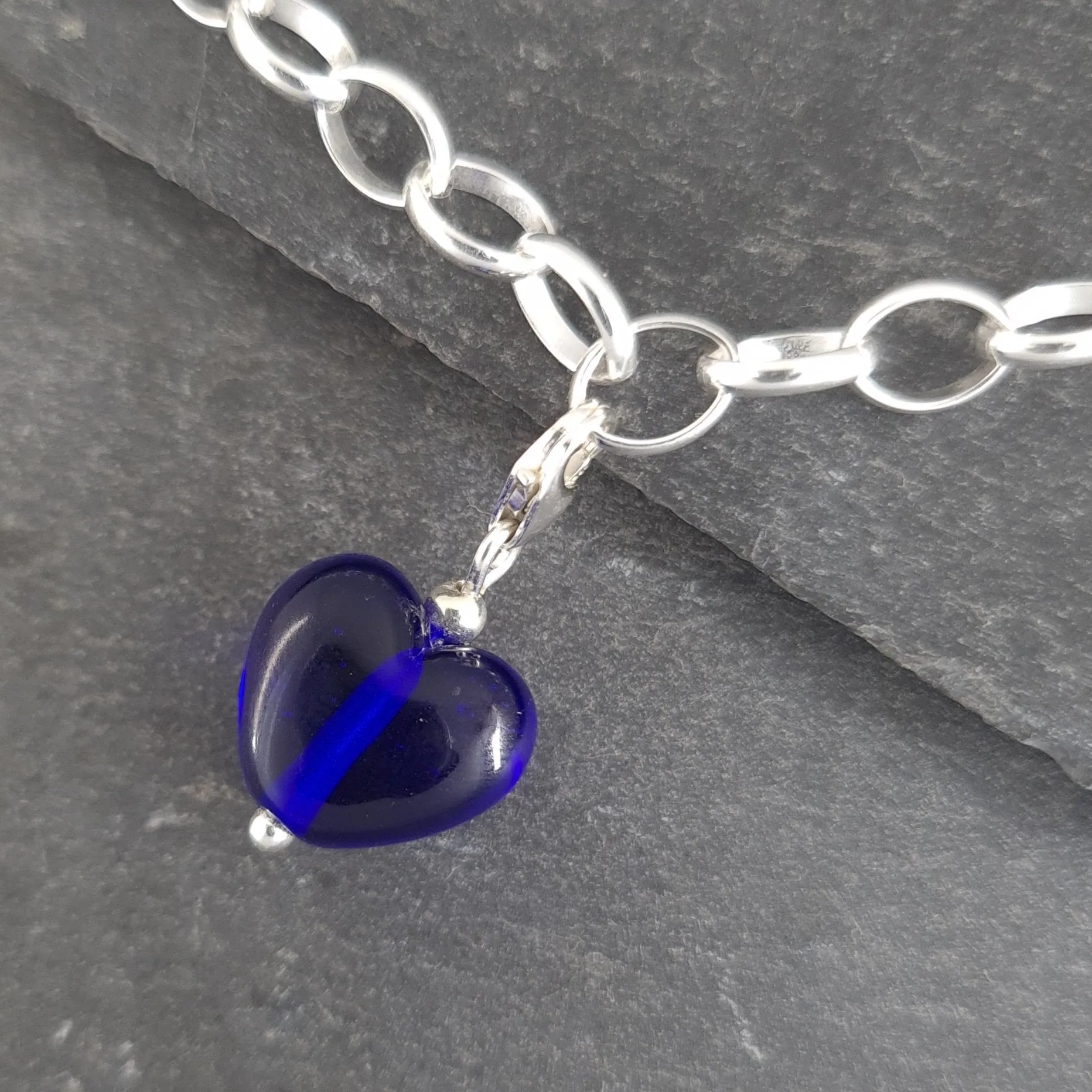 Cora Heart Clip on Charm - Velvet & Gloss Collection