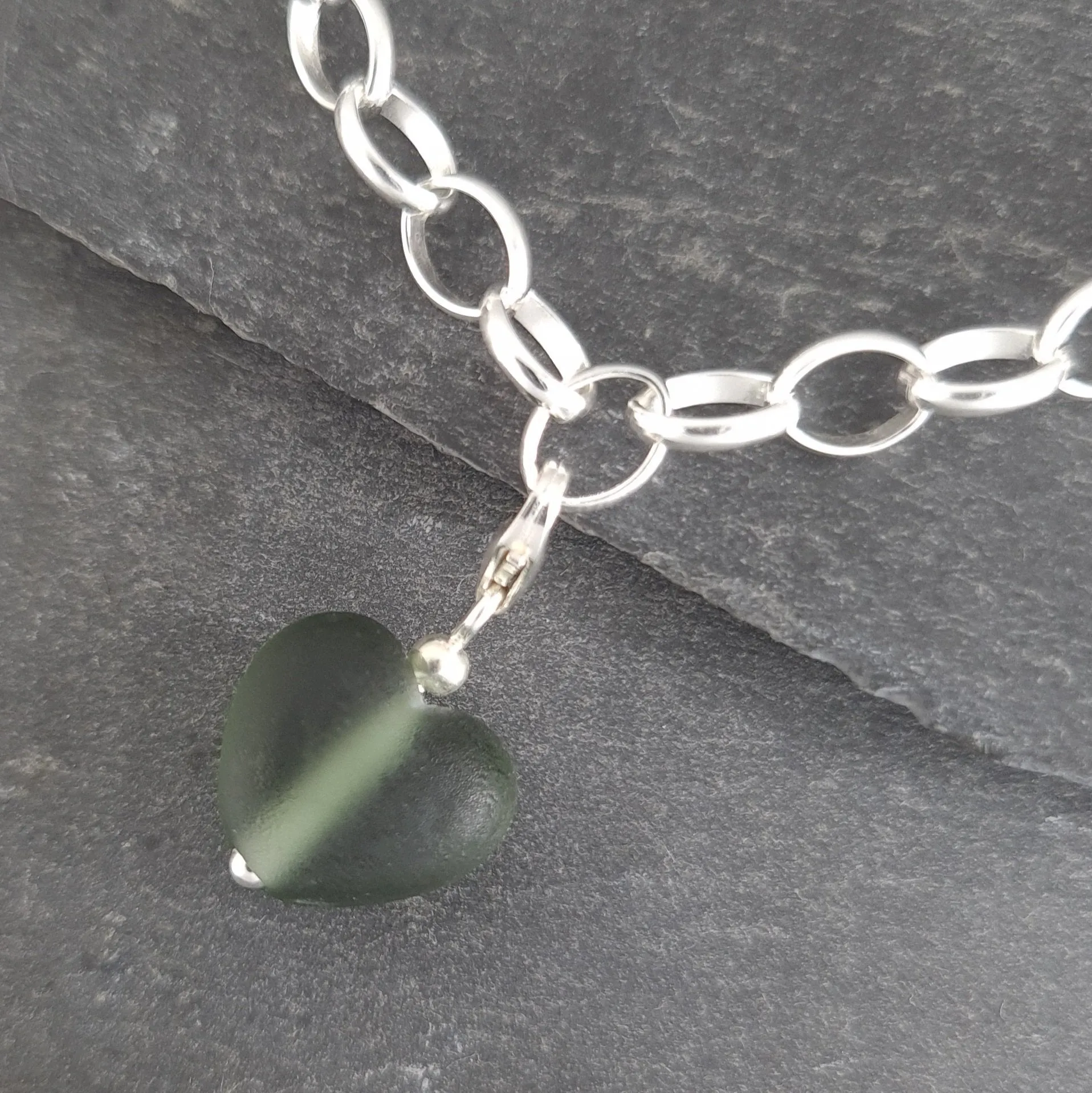 Cora Heart Clip on Charm - Velvet & Gloss Collection