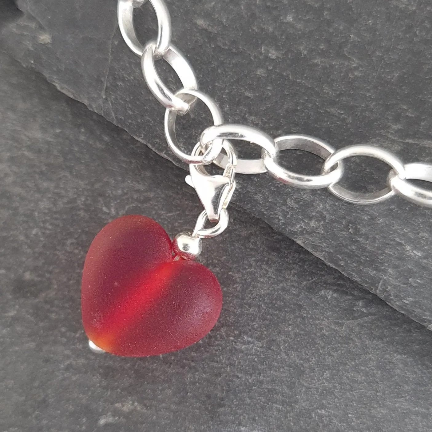 Cora Heart Clip on Charm - Velvet & Gloss Collection