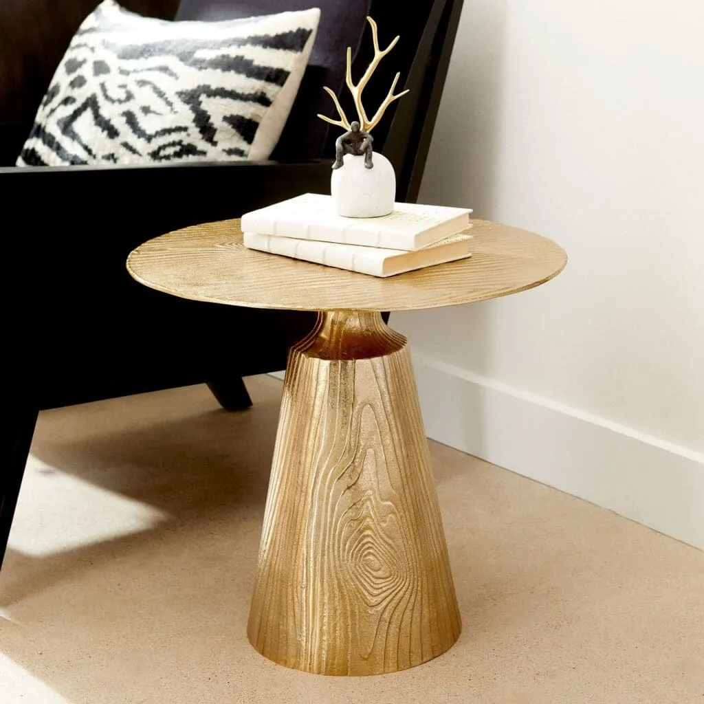 Cyan Design 10628 Oregonia Side Table - Brass