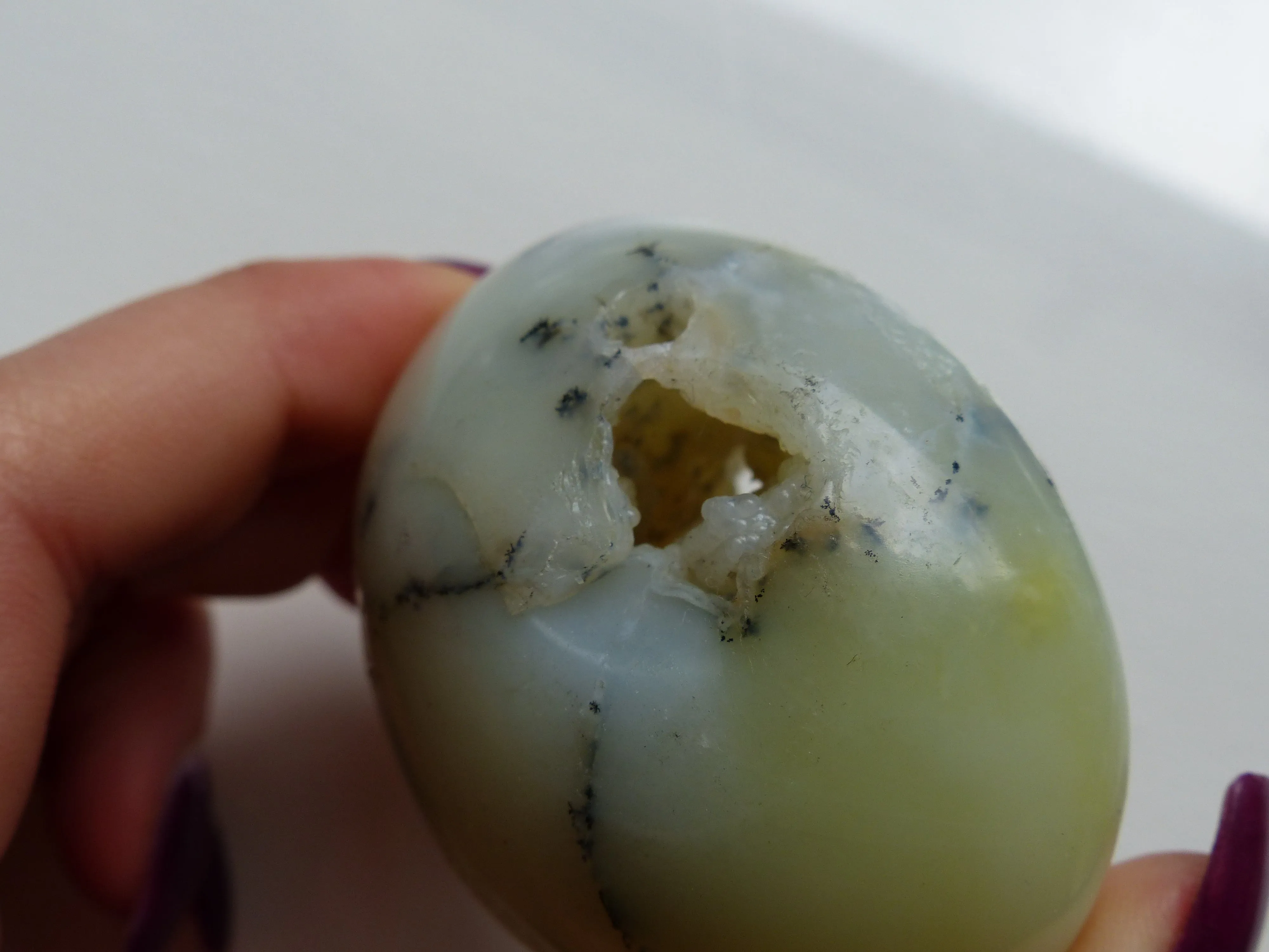 Dendritic Opal Palm Stone (#10)