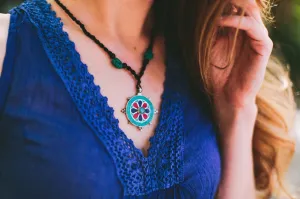 Dharmachakra Turquoise Necklace