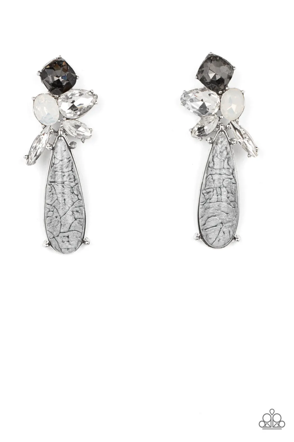 Earrings DIY Dazzle - Silver E436