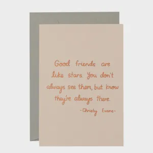 Evans Quote Card Copper