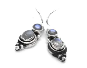 Goddess Shape Gemstone Earrings