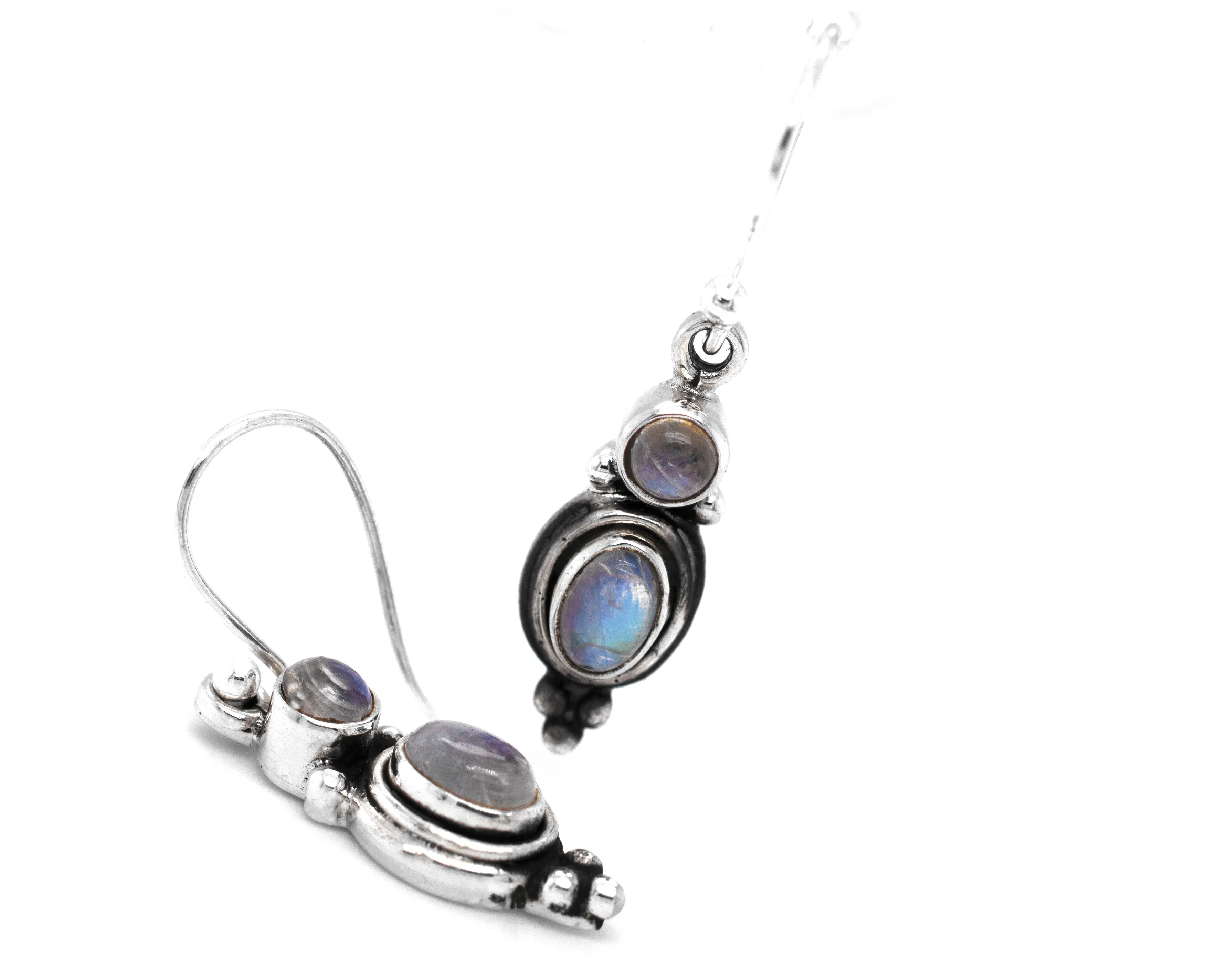 Goddess Shape Gemstone Earrings