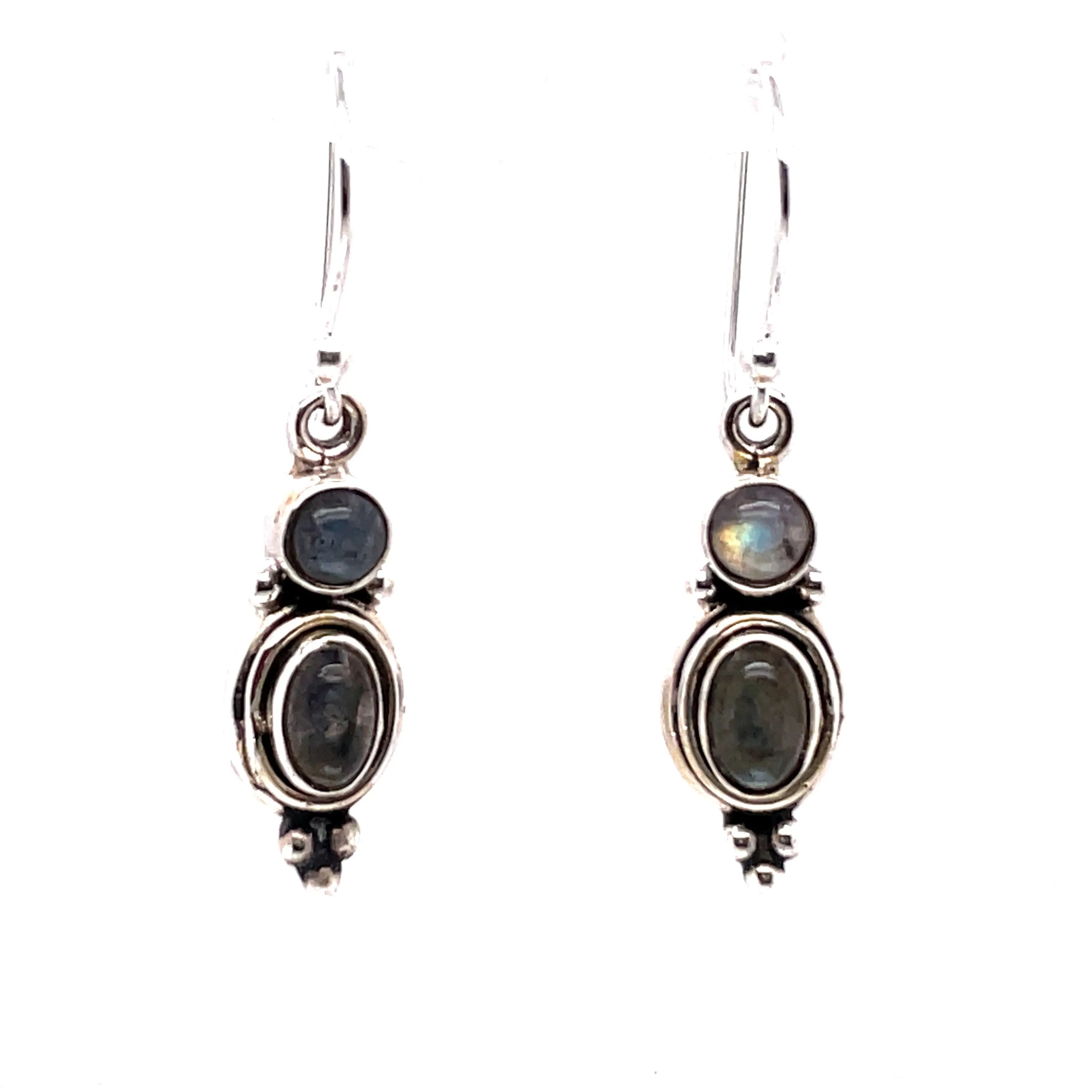 Goddess Shape Gemstone Earrings