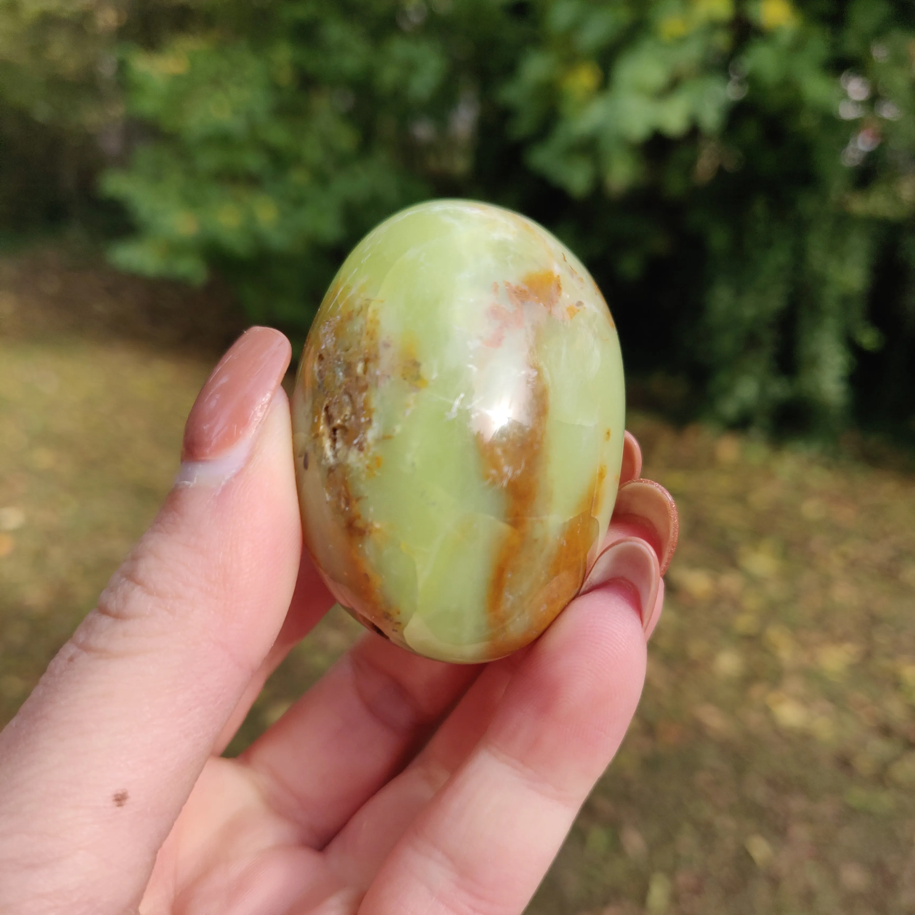 Green Opal Palm Stone (#9)
