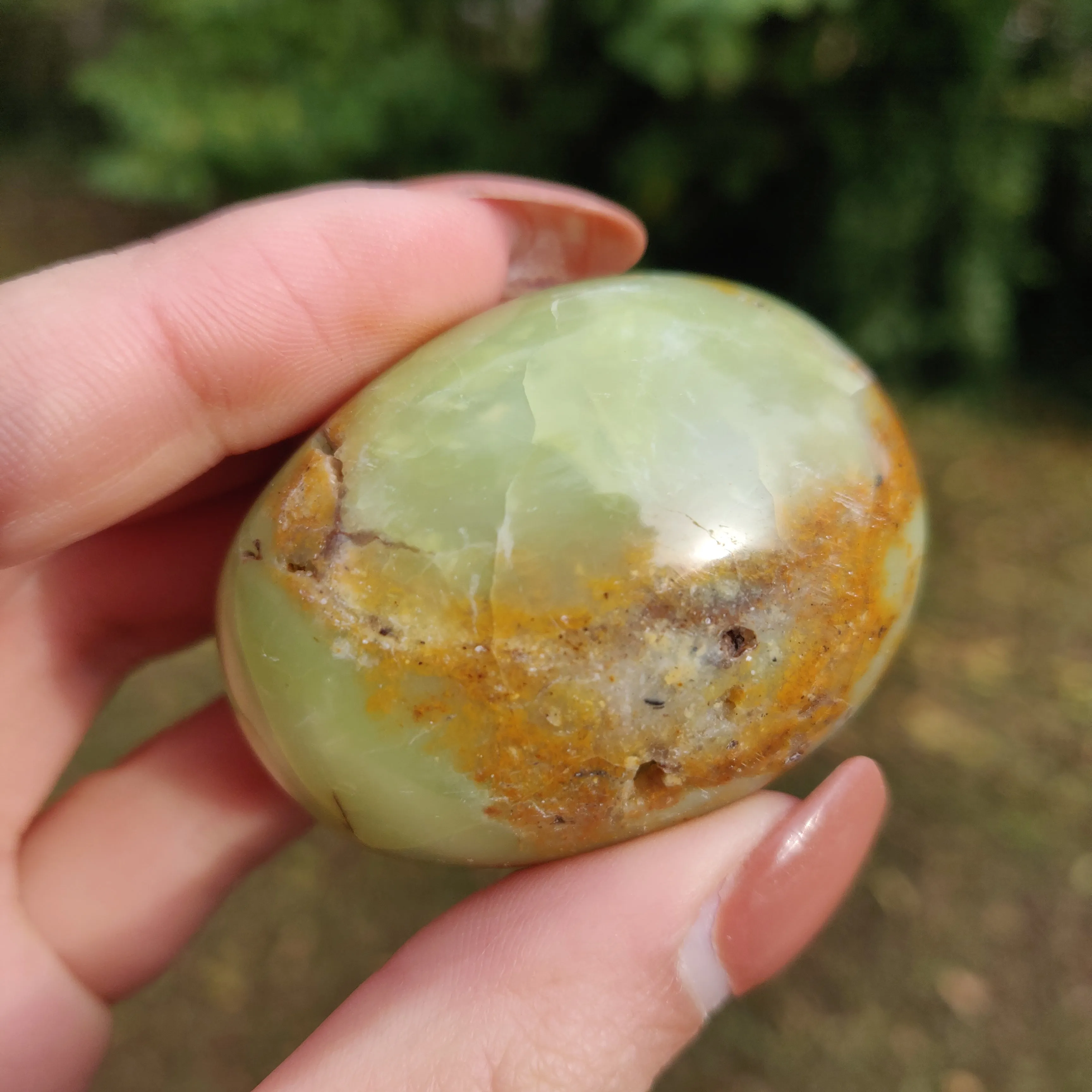 Green Opal Palm Stone (#9)
