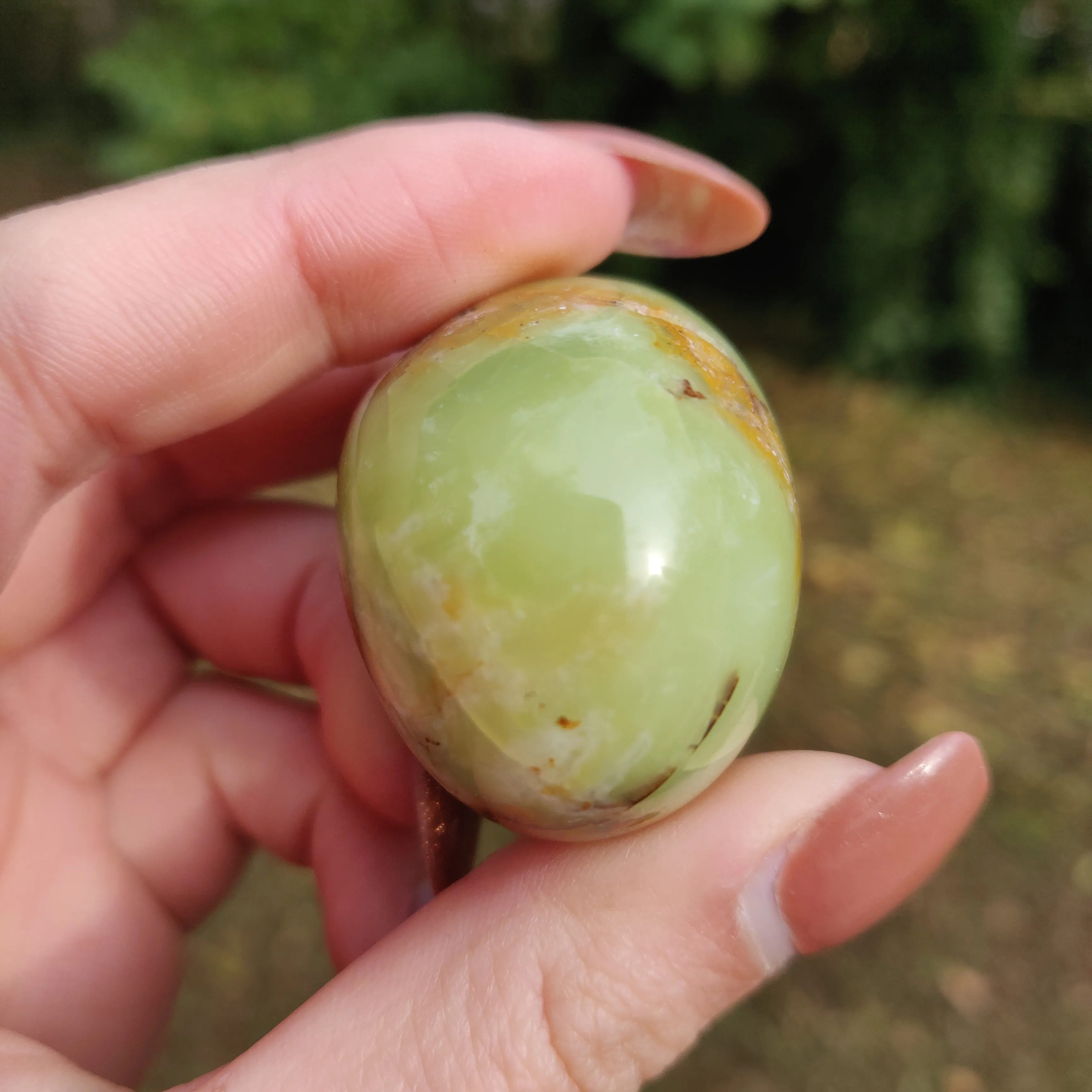 Green Opal Palm Stone (#9)