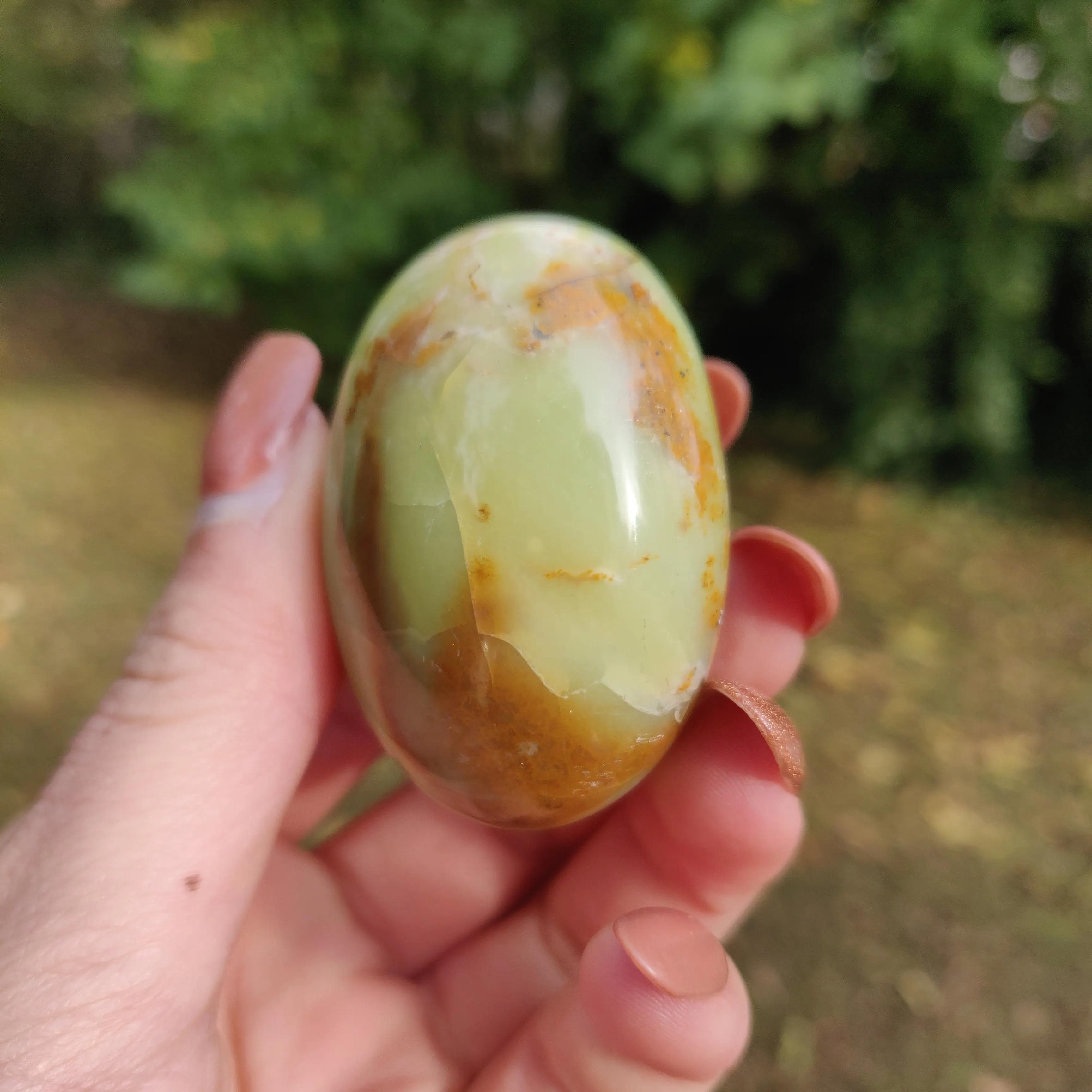 Green Opal Palm Stone (#9)