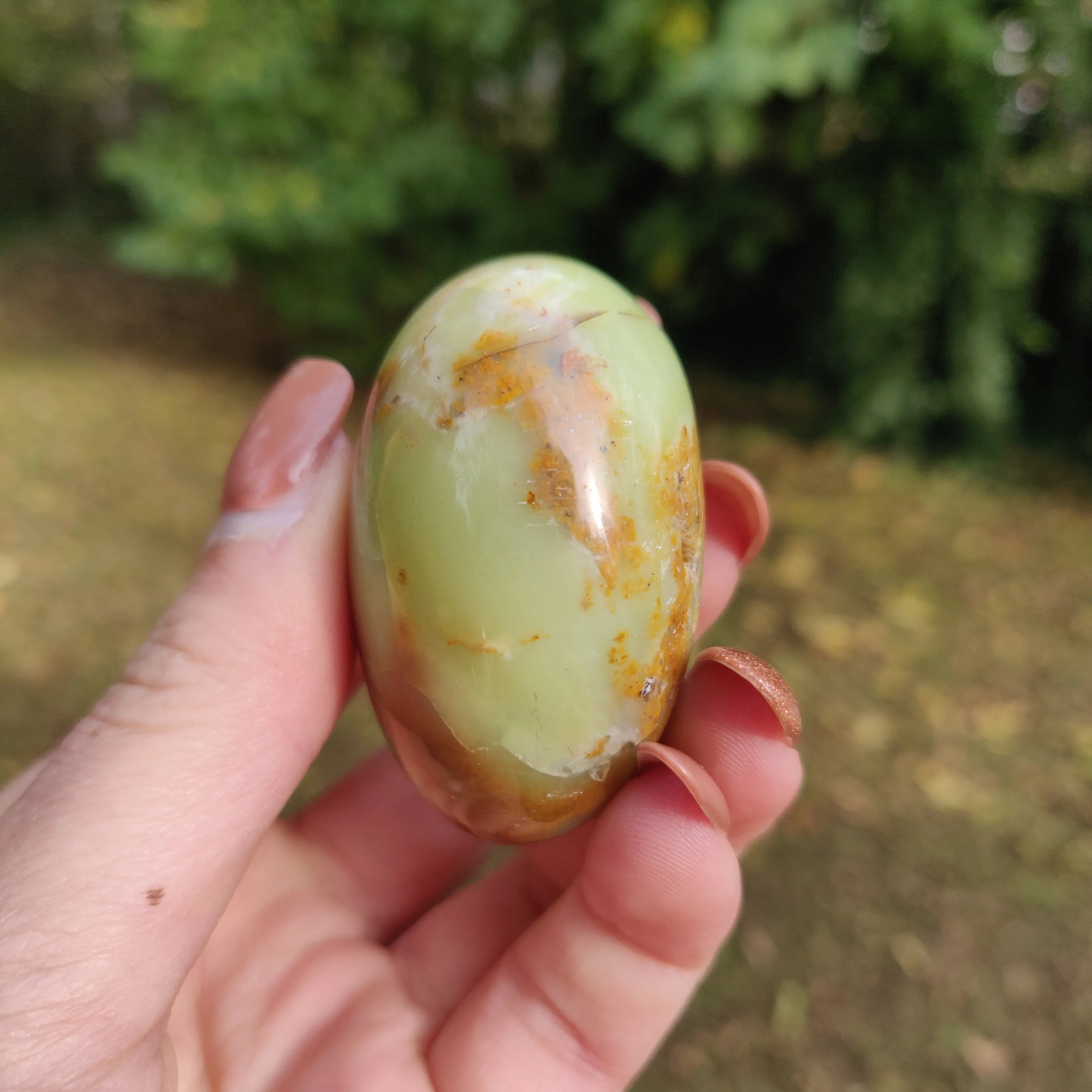 Green Opal Palm Stone (#9)