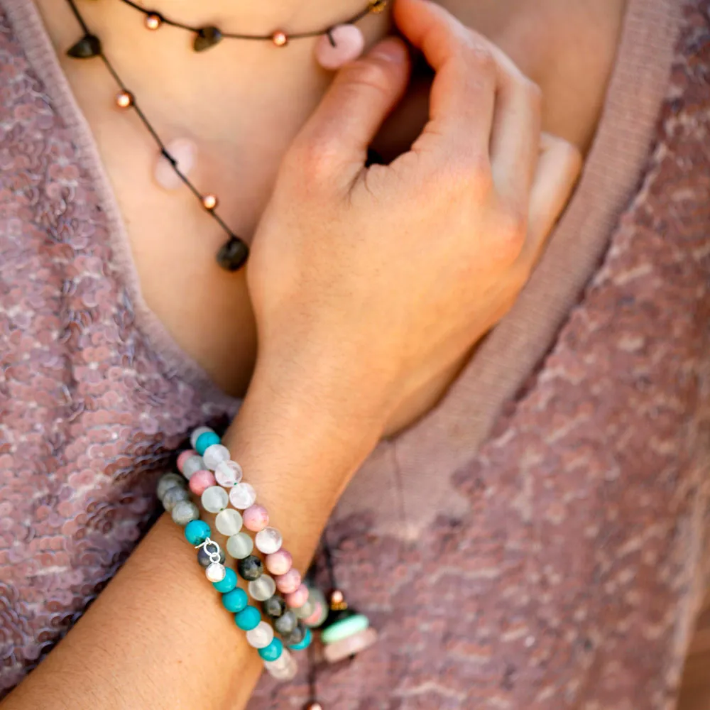 Heart Chakra Gratitude Bracelet - Love & Compassion