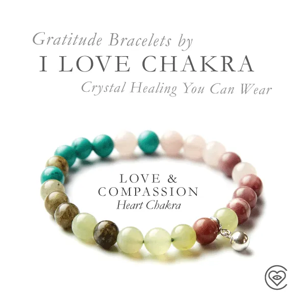 Heart Chakra Gratitude Bracelet - Love & Compassion