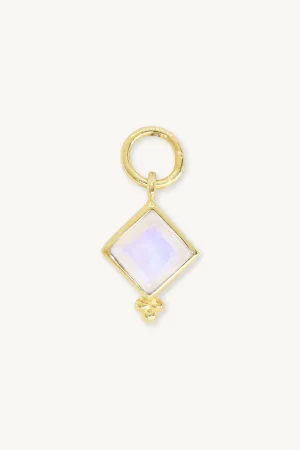 Isla Moonstone Gold Charm