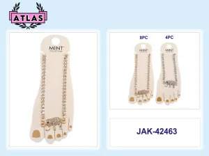 JAK42463 - Rhinestone Elephant Anklet