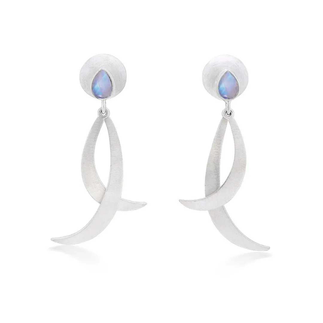 Juno Earrings in various gemstones