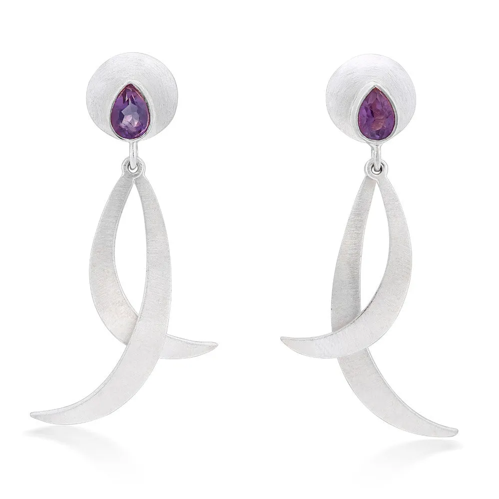 Juno Earrings in various gemstones